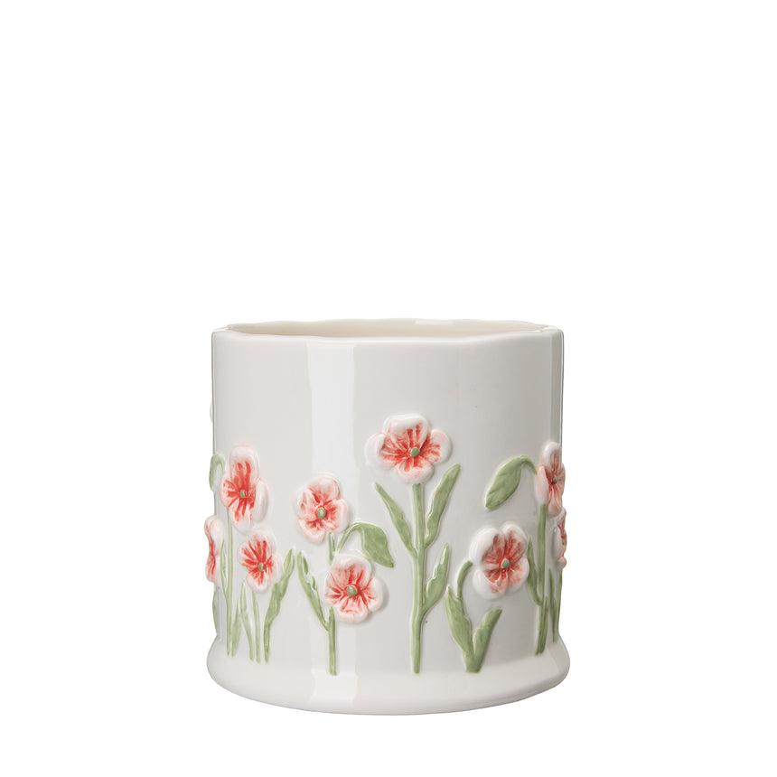 Wikholm Poppy Ceramic Plant Pot