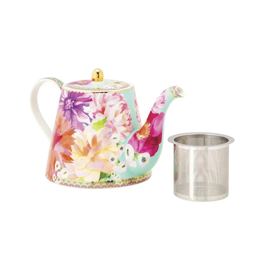 Maxwell & Williams Teas & C’S Dahlia Daze Teapot With Infuser, Sky
