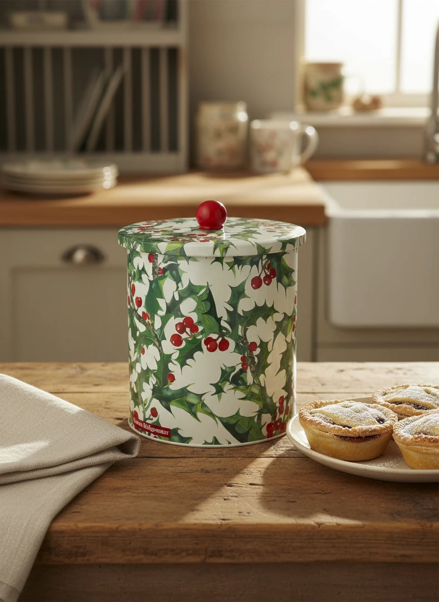 Emma Bridgewater Biscuit Barrel, Holly