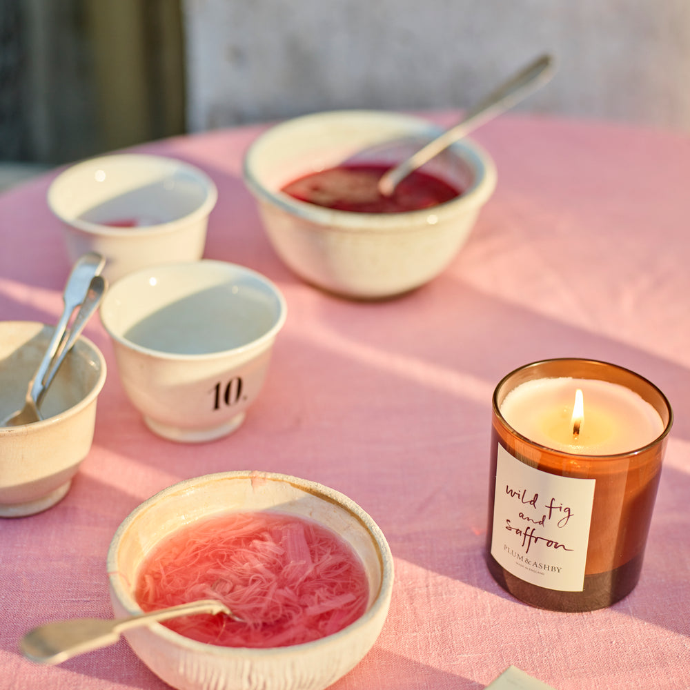 Plum & Ashby Scented Votive, Wild Fig & Saffron