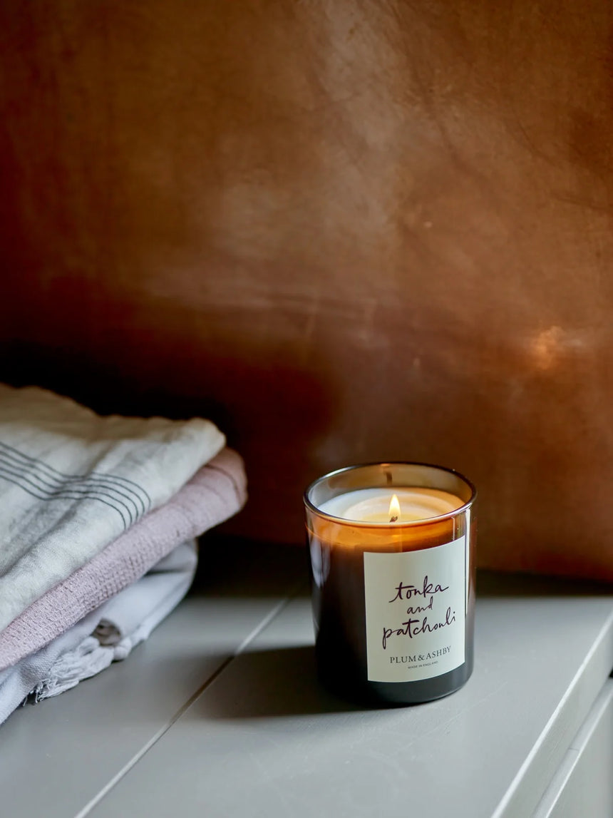 Plum & Ashby Tonka & Patchouli Scented Candle