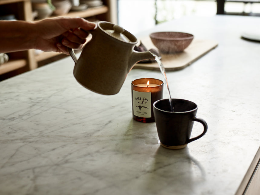 Plum & Ashby Scented Votive, Wild Fig & Saffron