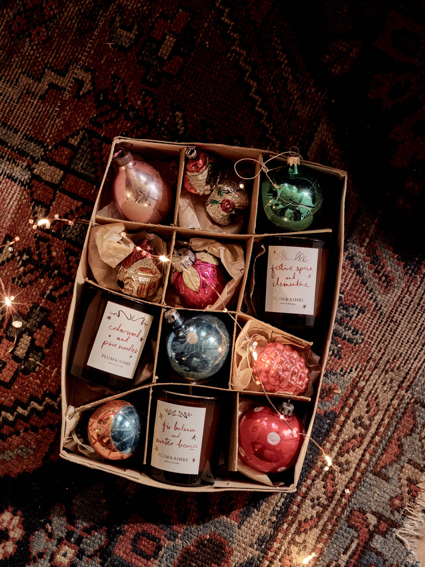 Plum & Ashby Festive Spice & Clementine Scented Votive