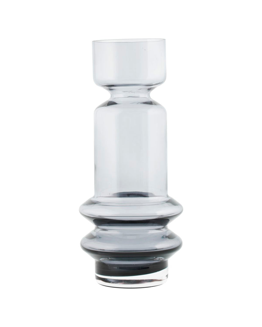 House Doctor Sapa Glass Vase Smoke Grey