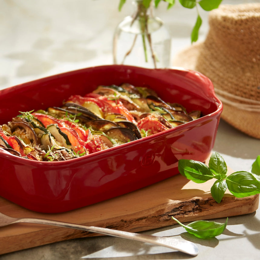 Emile Henry Baking Dish, Burgundy