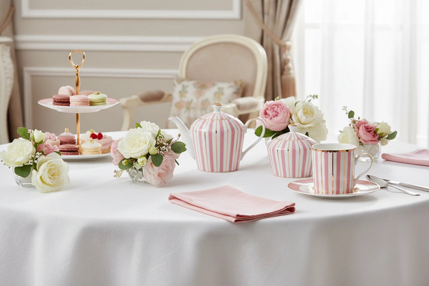 Maxwell & Williams Teas & C's Regency Espresso Cup & Saucer Set, Pink