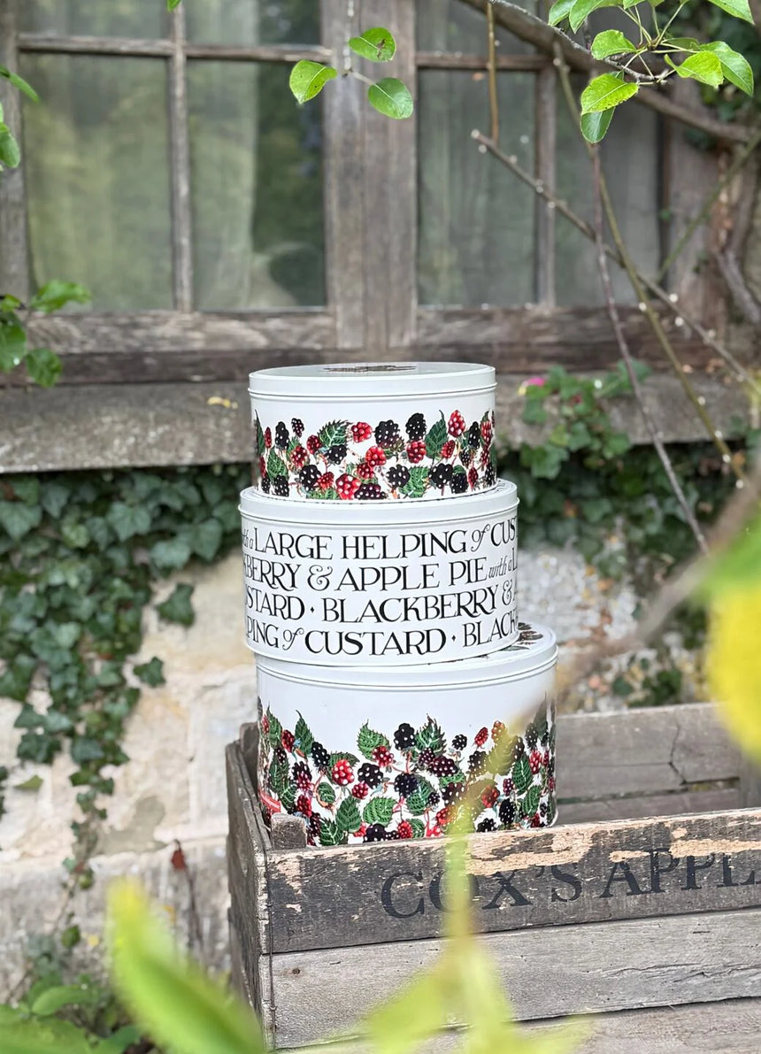 Emma Bridgewater Round Cake Tins, Blackberry (Set Of 3)