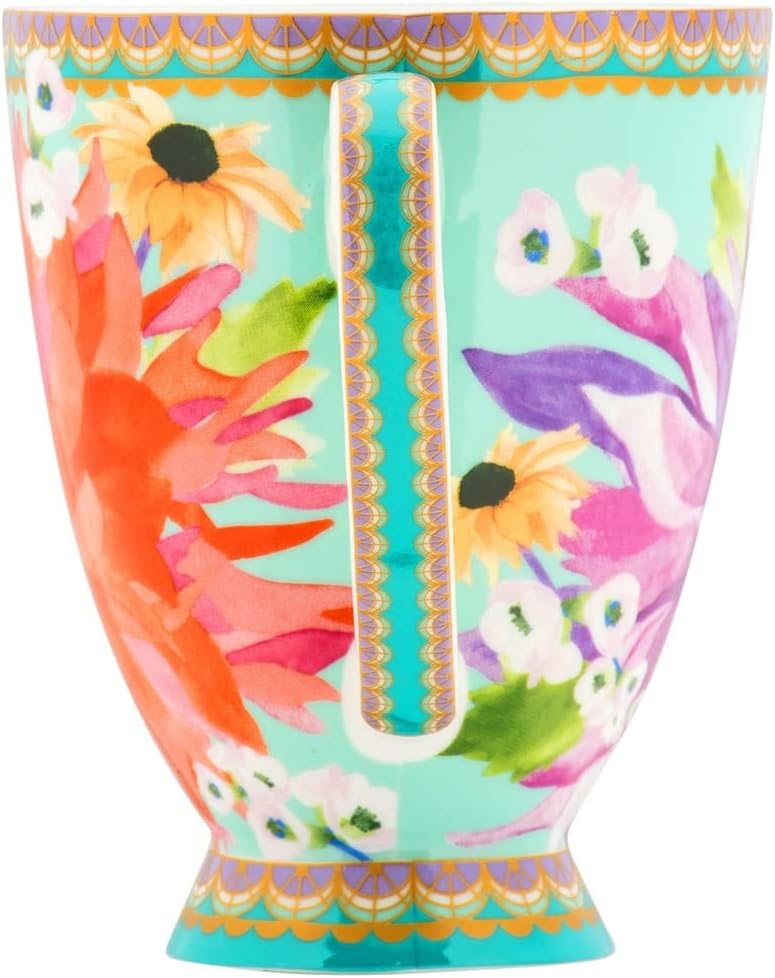 Maxwell & Williams Teas & C’S Dahlia Daze Footed Mug , Sky