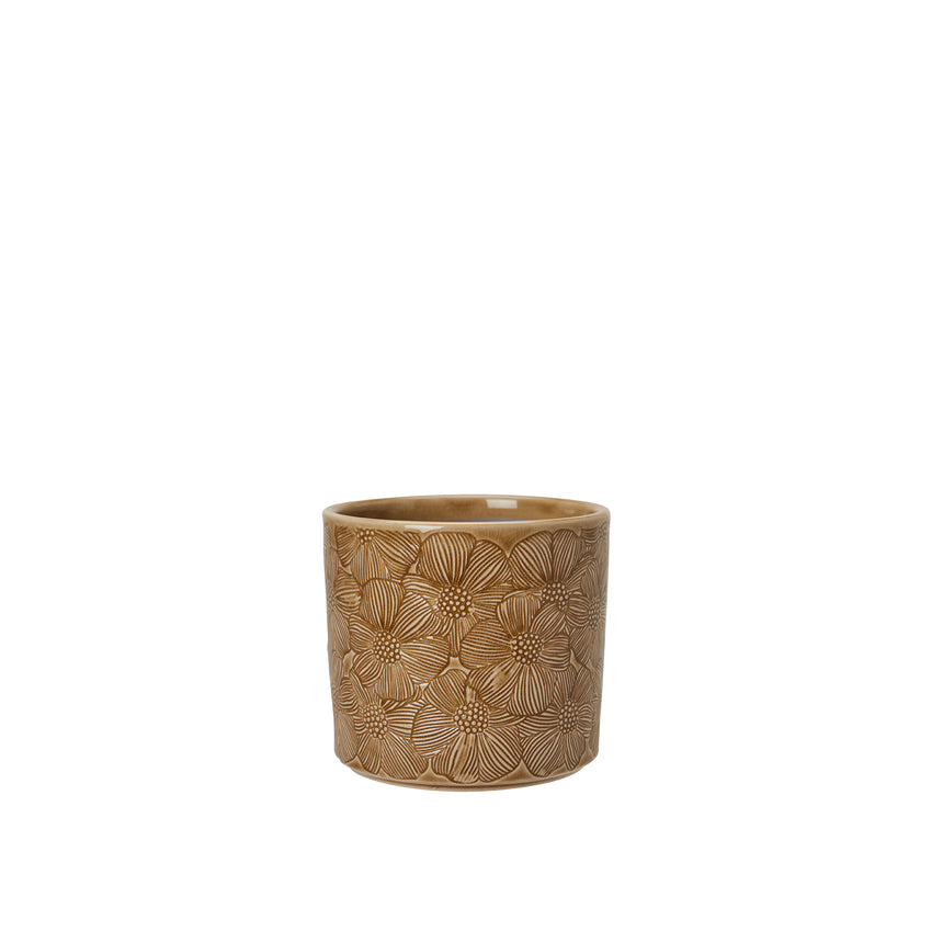 Wikholm  Meave Ceramic Plant Pot, Beige
