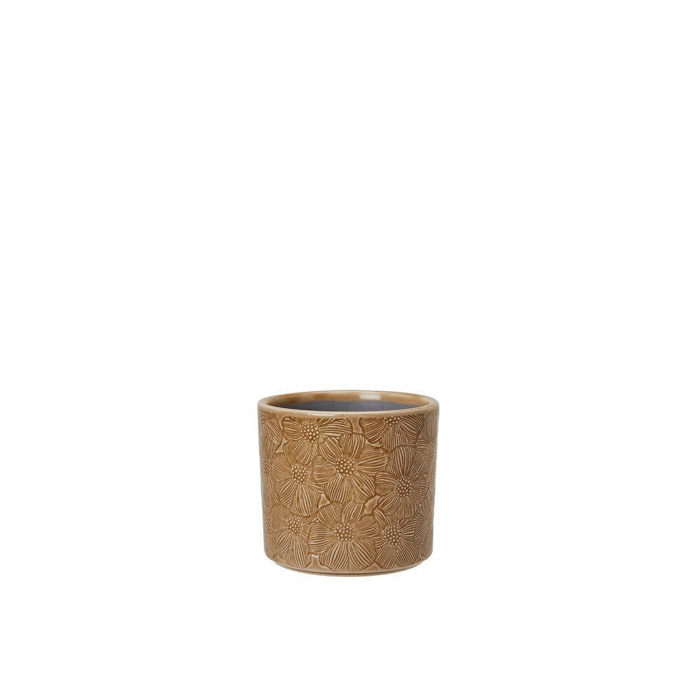 Wikholm  Meave Ceramic Plant Pot, Beige