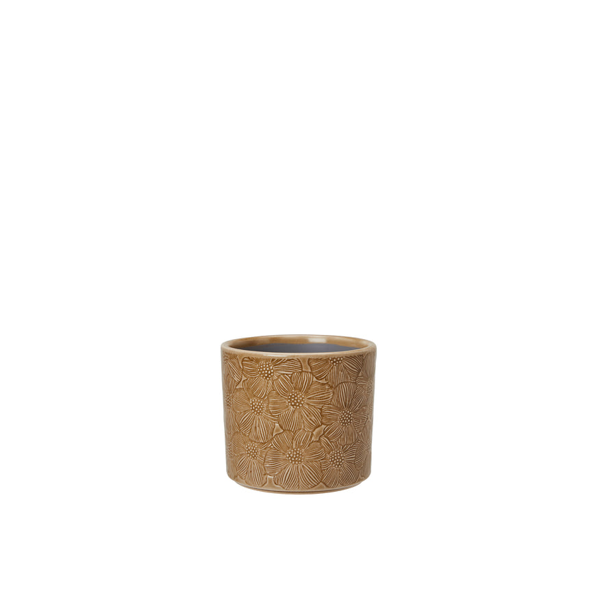 Wikholm  Meave Ceramic Plant Pot, Beige