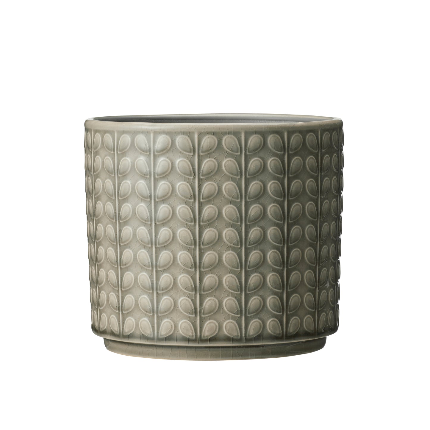 Wikholm Elize Ceramic PLant Pot, Grey