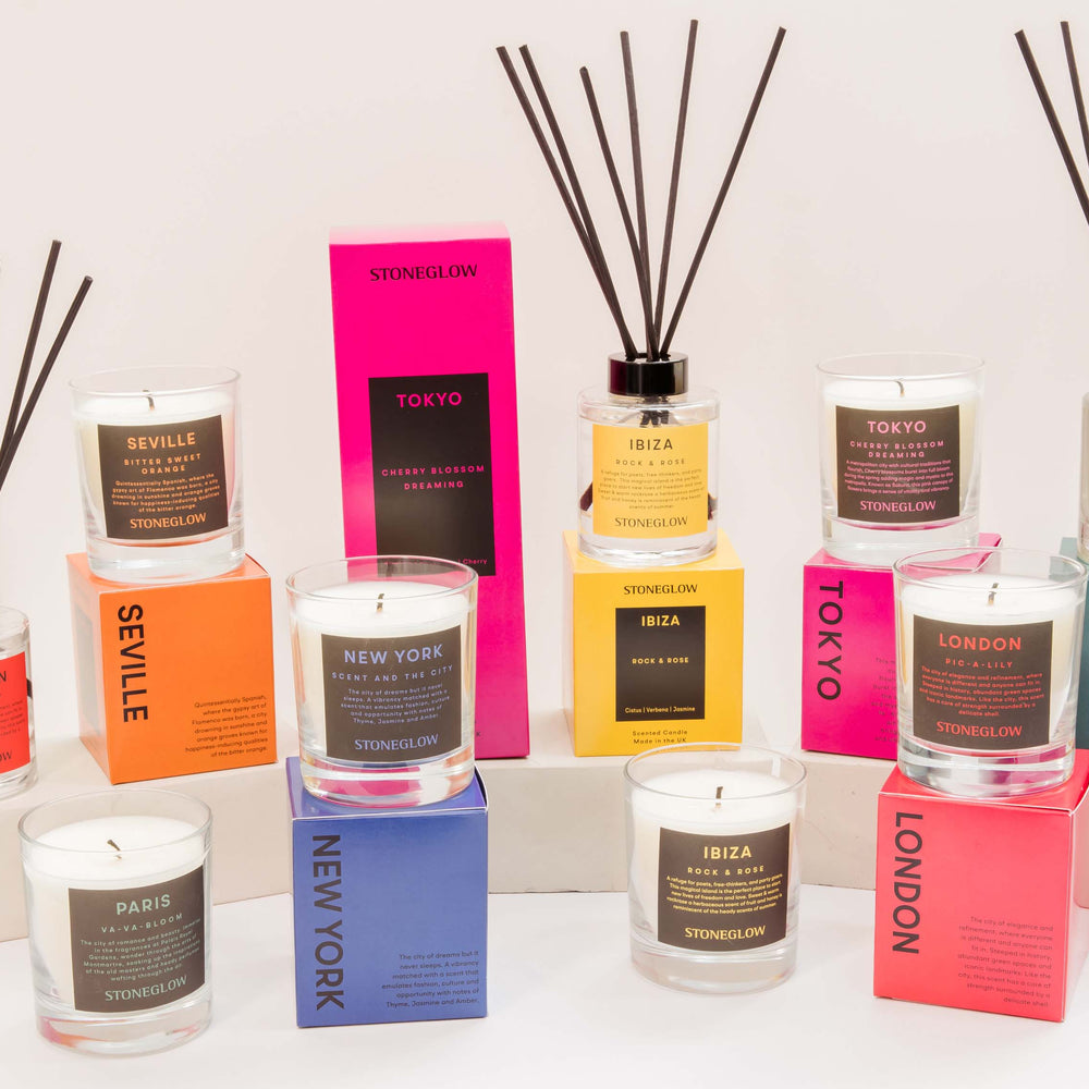 Stoneglow Explorer Collection Scented Candle, Paris (Va Va Bloom)