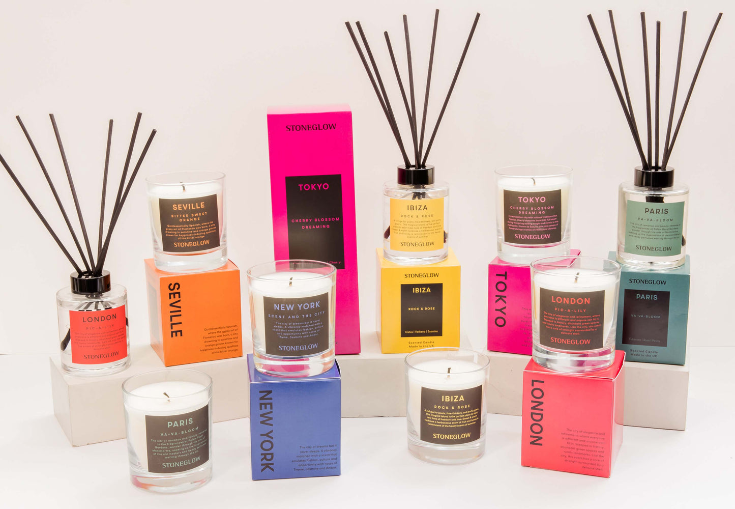 Stoneglow Explorer Collection Reed Diffuser, London (Pic a Lily)