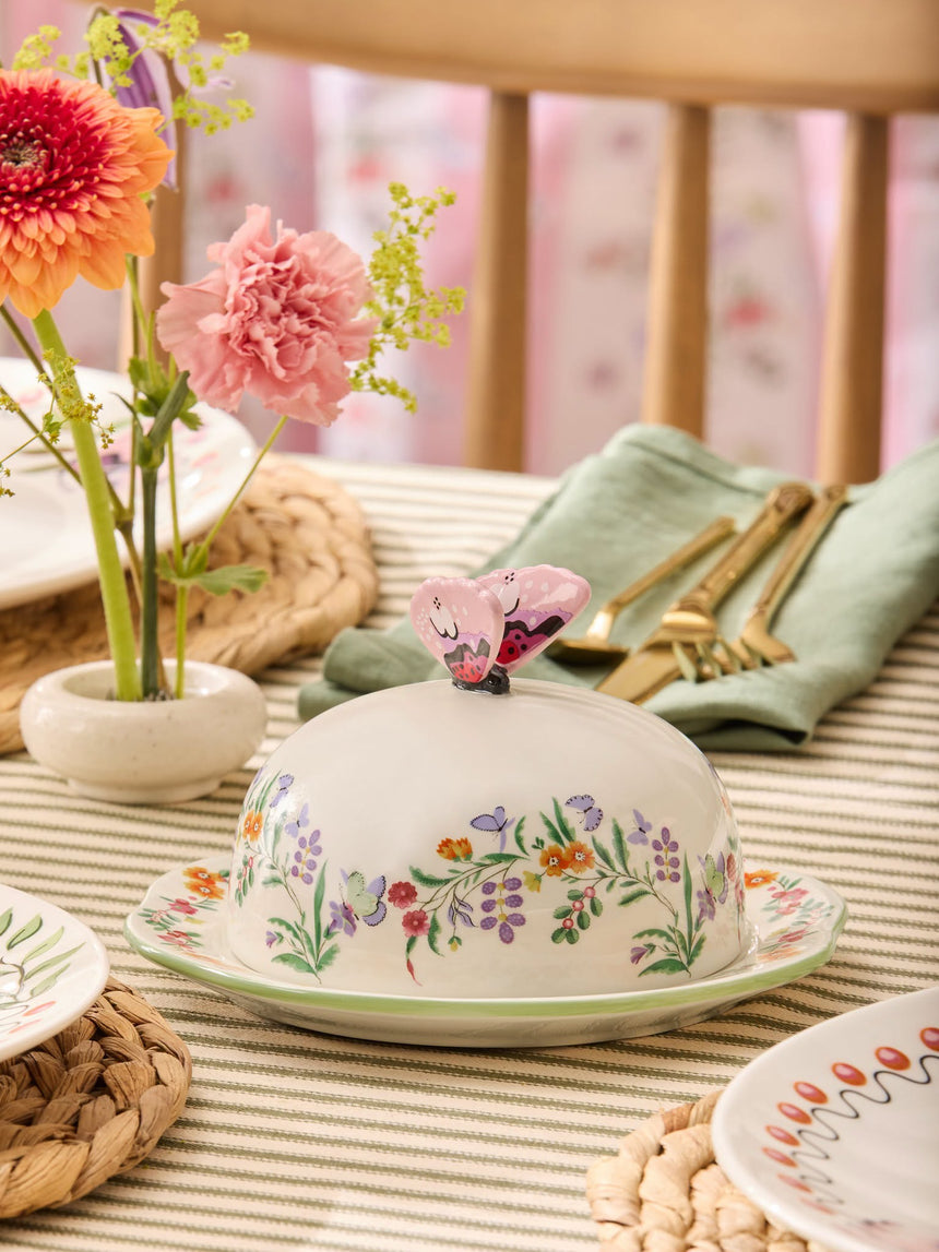 Cath Kidston Butterfly Butter Dish