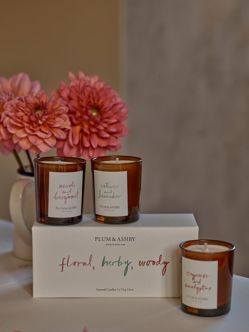 Plum & Ashby Scented Candle, Neroli & Bergamot