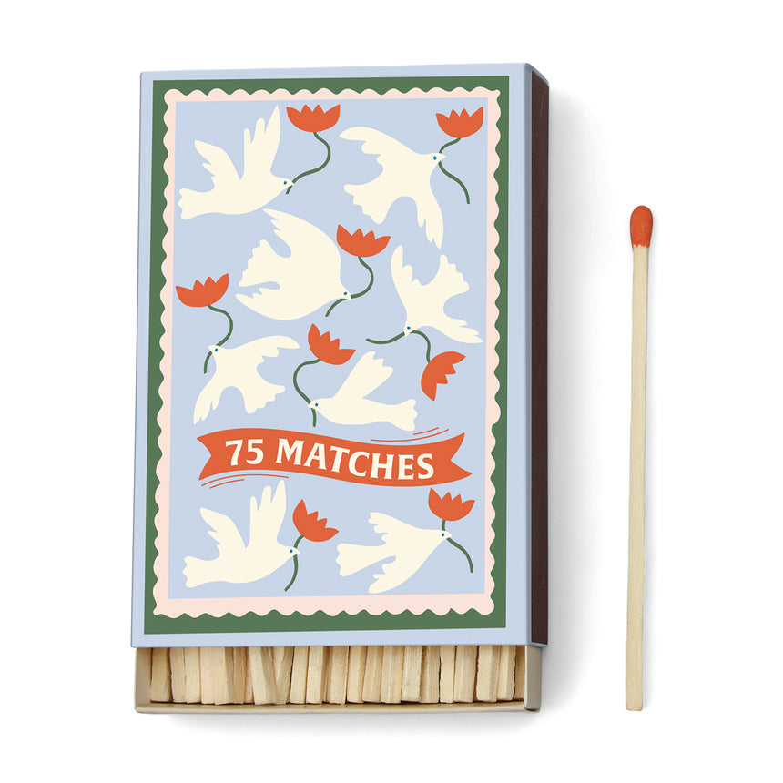 Paddywax A Dopo Luxury Matches, Doves & Flowers