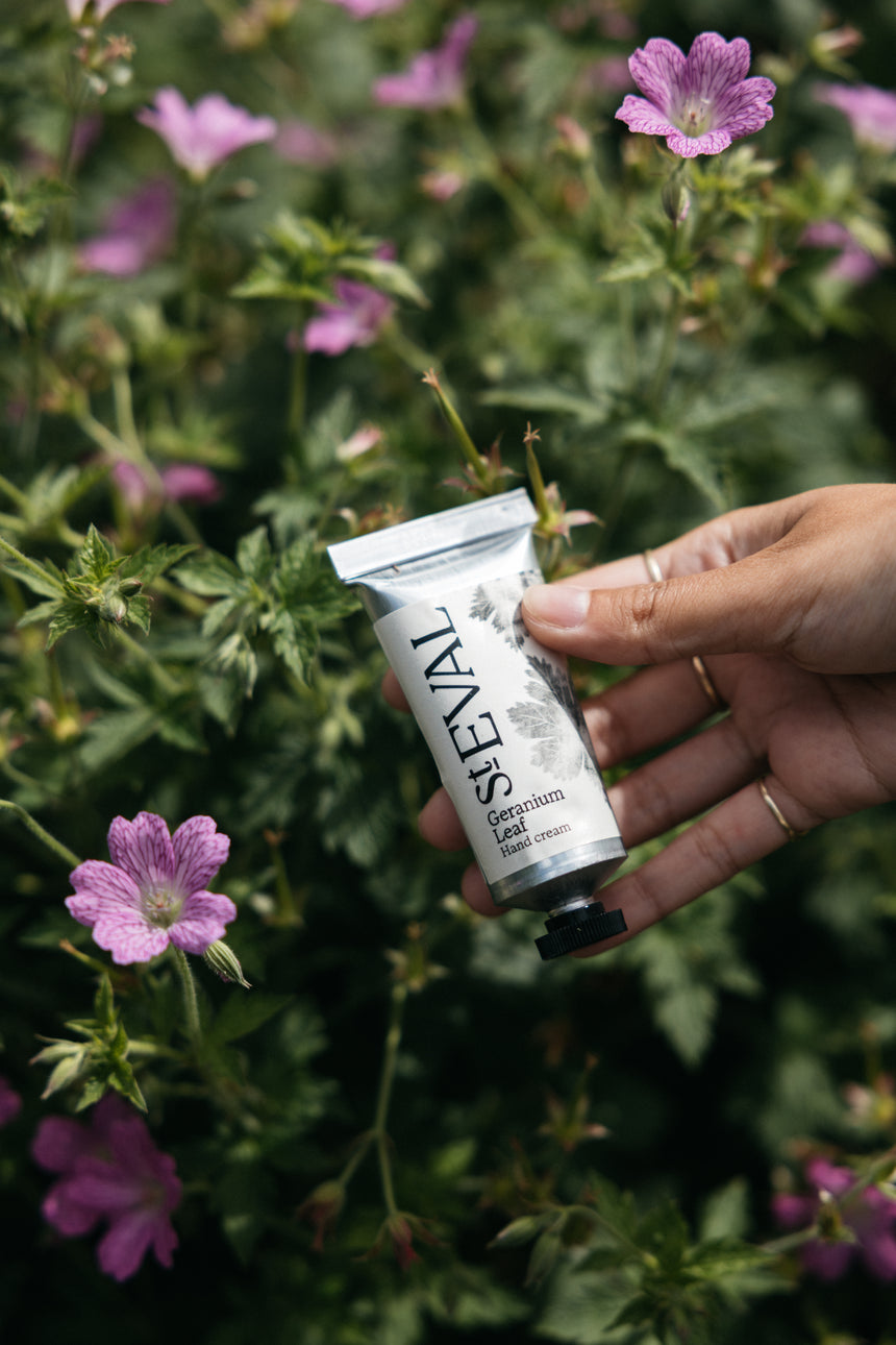 St Eval Hand Cream, Geranium Leaf