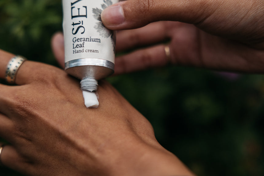 St Eval Hand Cream, Geranium Leaf