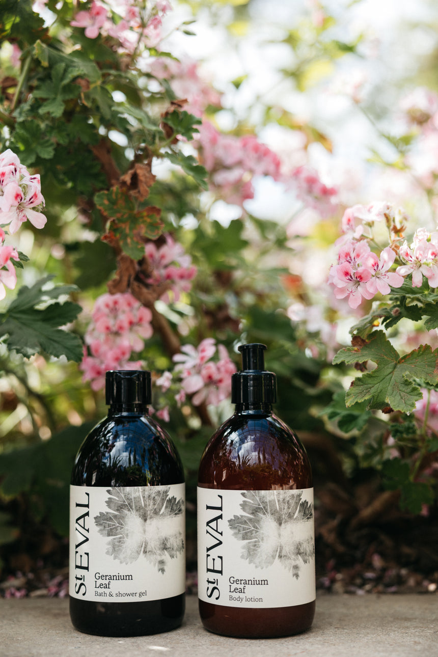St Eval Bath & Shower Gel, Geranium Leaf