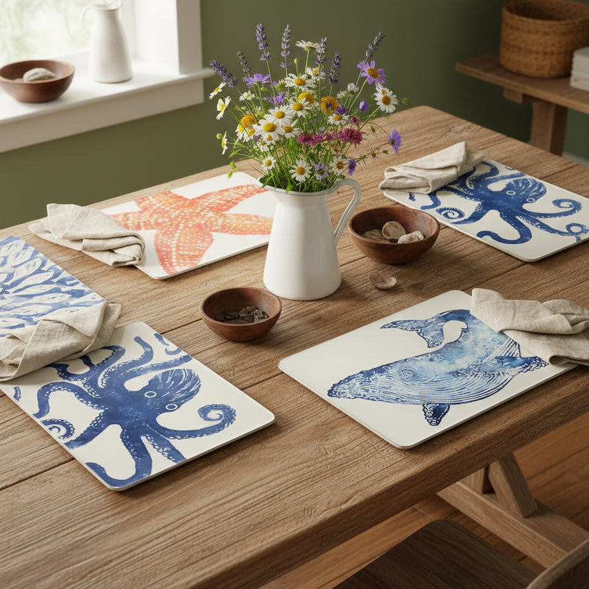 Bliss Home Sea Life Placemats, Set Of 4