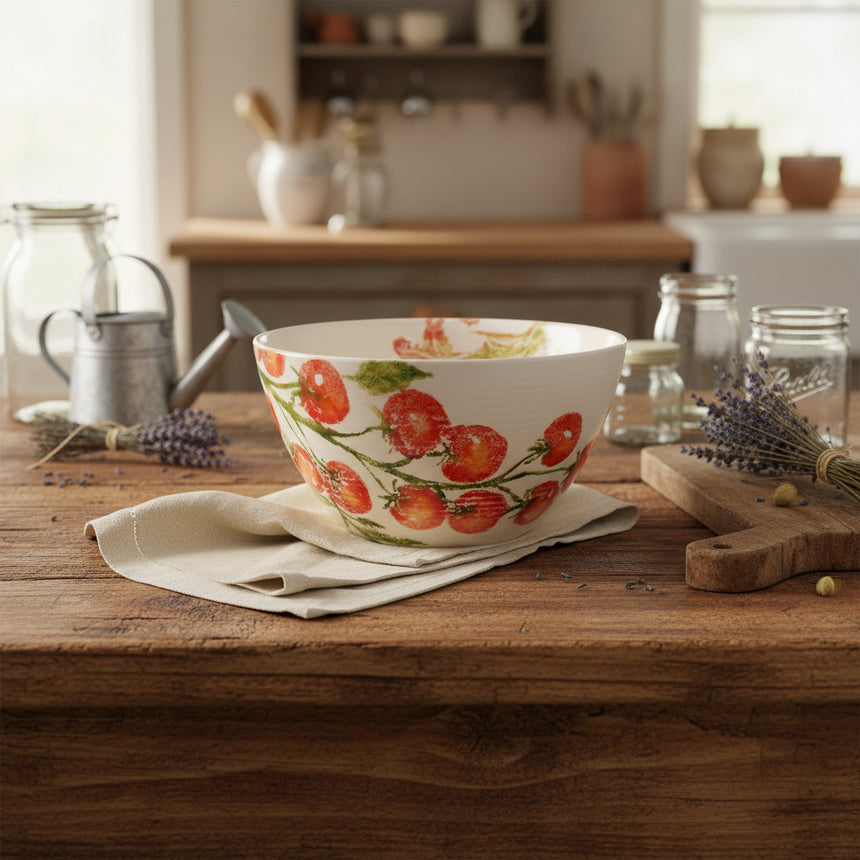 Bliss Home Large Salad Bowl, Vine Tomatoes