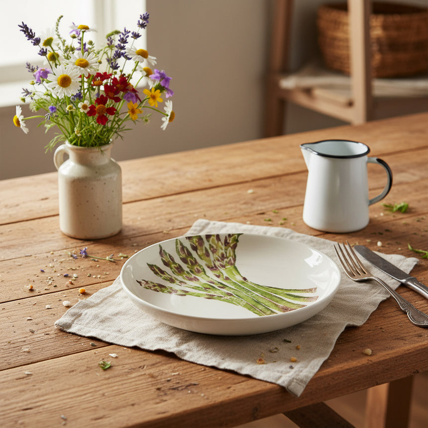 Bliss Home Supper Bowl, Asparagus