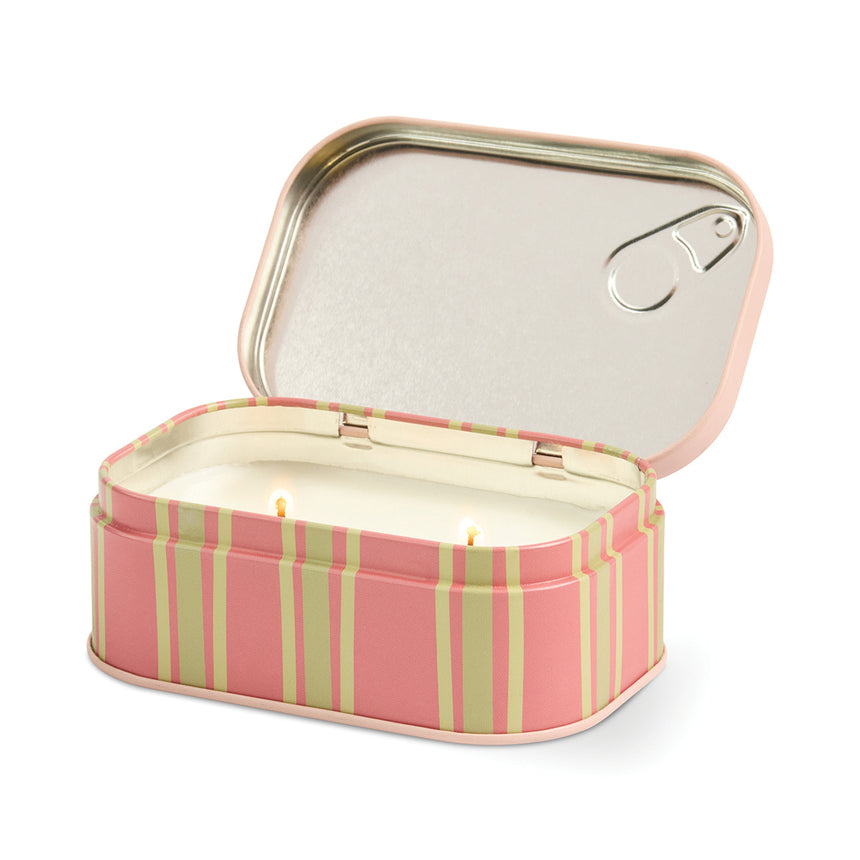 Paddywax Bistro Martini Scented Tin Candle, Lemon & Violet
