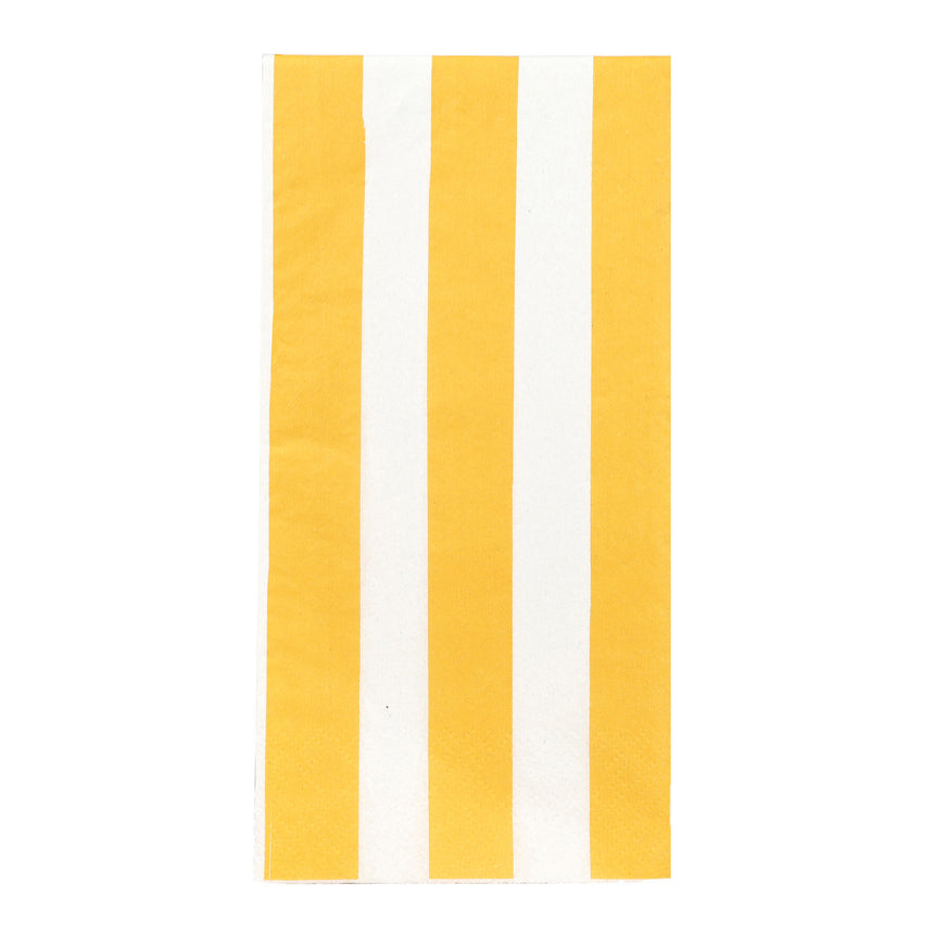 Talking Tables Lemon Long Lunch Paper Napkins ( 16 Pack)
