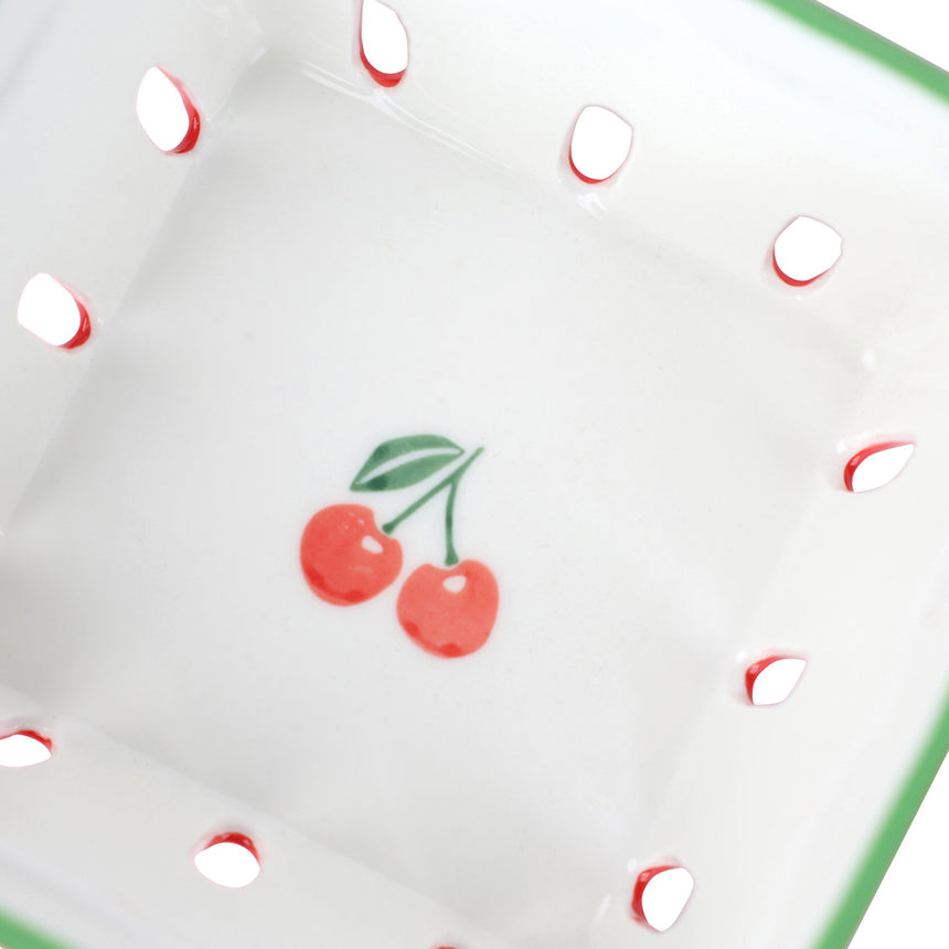 Talking Tables Bon Appetite Ceramic Punnet, Cherry