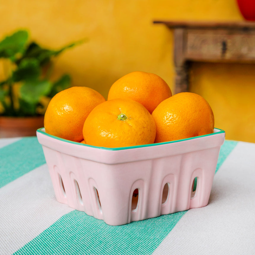 Talking Tables Bon Appetite Ceramic Punnet, Strawberry