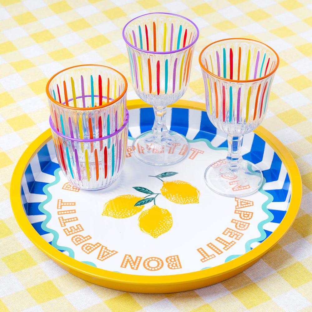 Bon Appetit Lemon Deep-well Mini Serving Tray