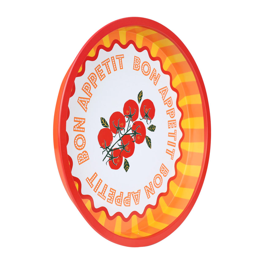 Bon Appetit Tomato Deep-well Mini Serving Tray