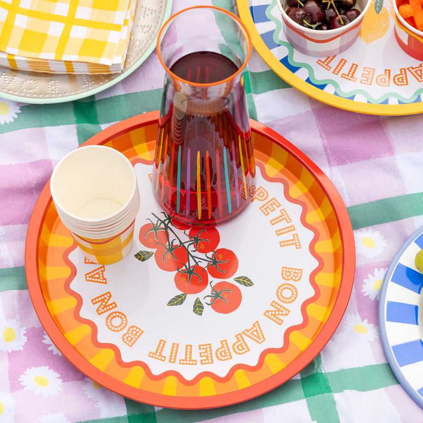 Bon Appetit Tomato Deep-well Mini Serving Tray