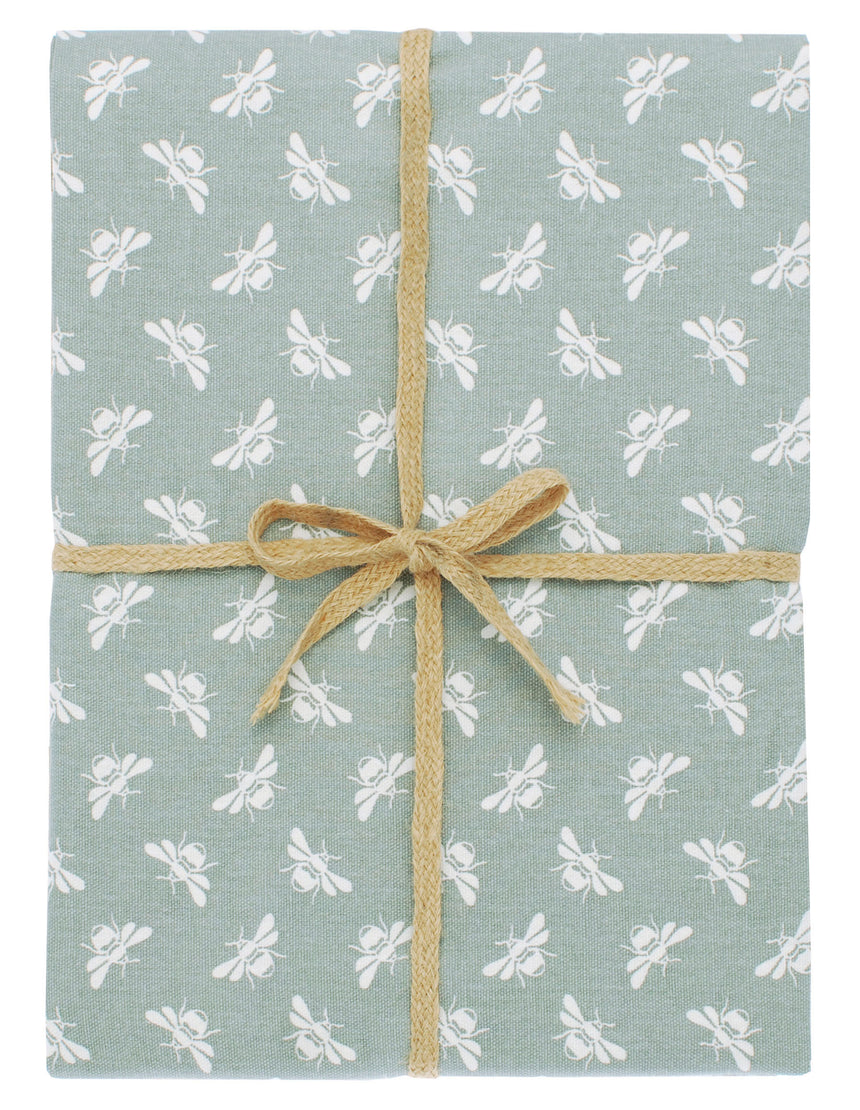 Walton & Co Bee Cotton Tablecloth, Moss