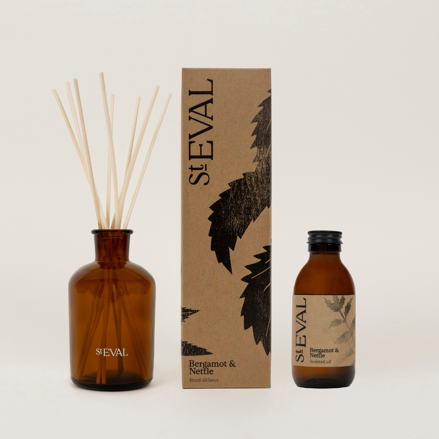 St Eval Reed Diffuser, Bergamot & Nettle