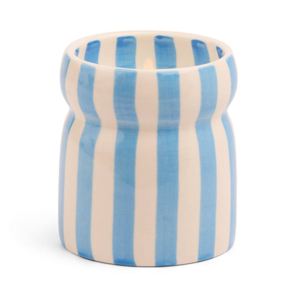 Paddywax Cabana Blue Ceramic Scented Candle, Lost At Sea