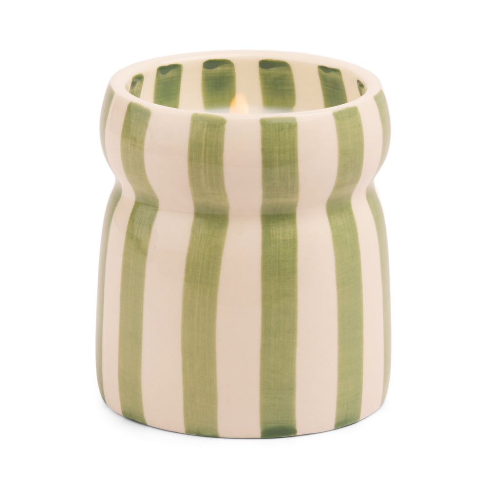 Paddywax Cabana Sage Ceramic Scented Candle, Bora Bora