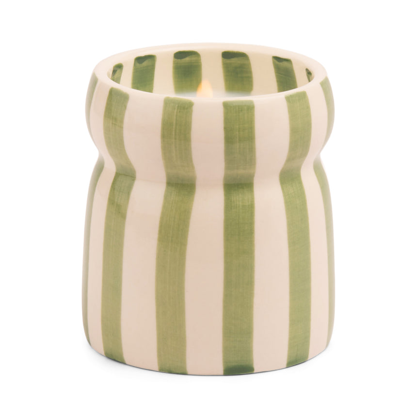Paddywax Cabana Sage Ceramic Scented Candle, Bora Bora