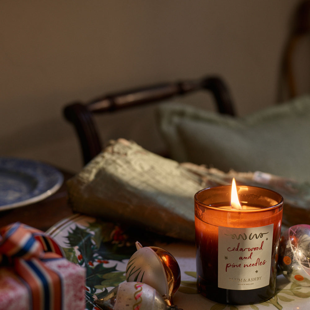 Plum & Ashby Cedarwood & Pine Needles Scented Votive
