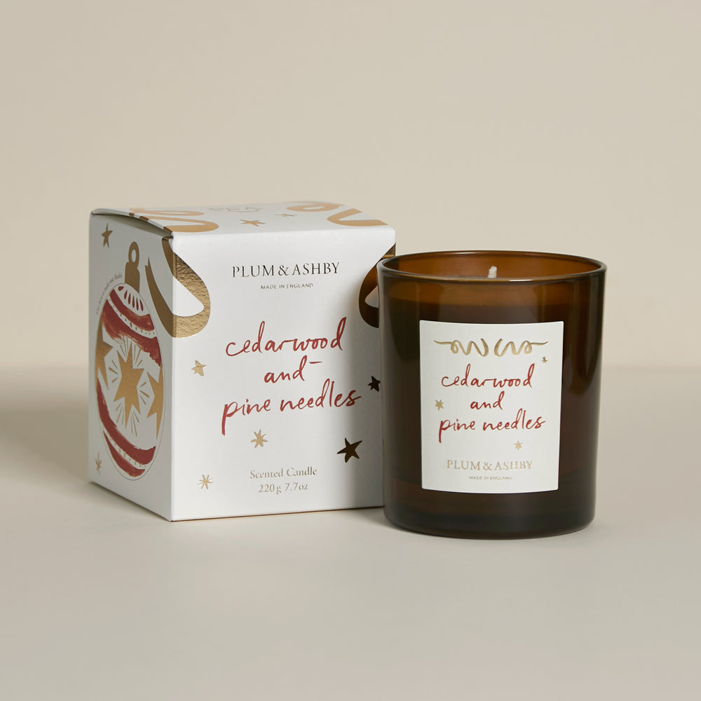 Plum & Ashby Cedarwood & Pine Needles Scented Candle