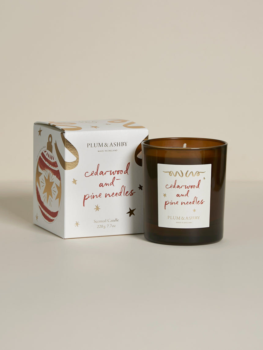 Plum & Ashby Cedarwood & Pine Needles Scented Candle