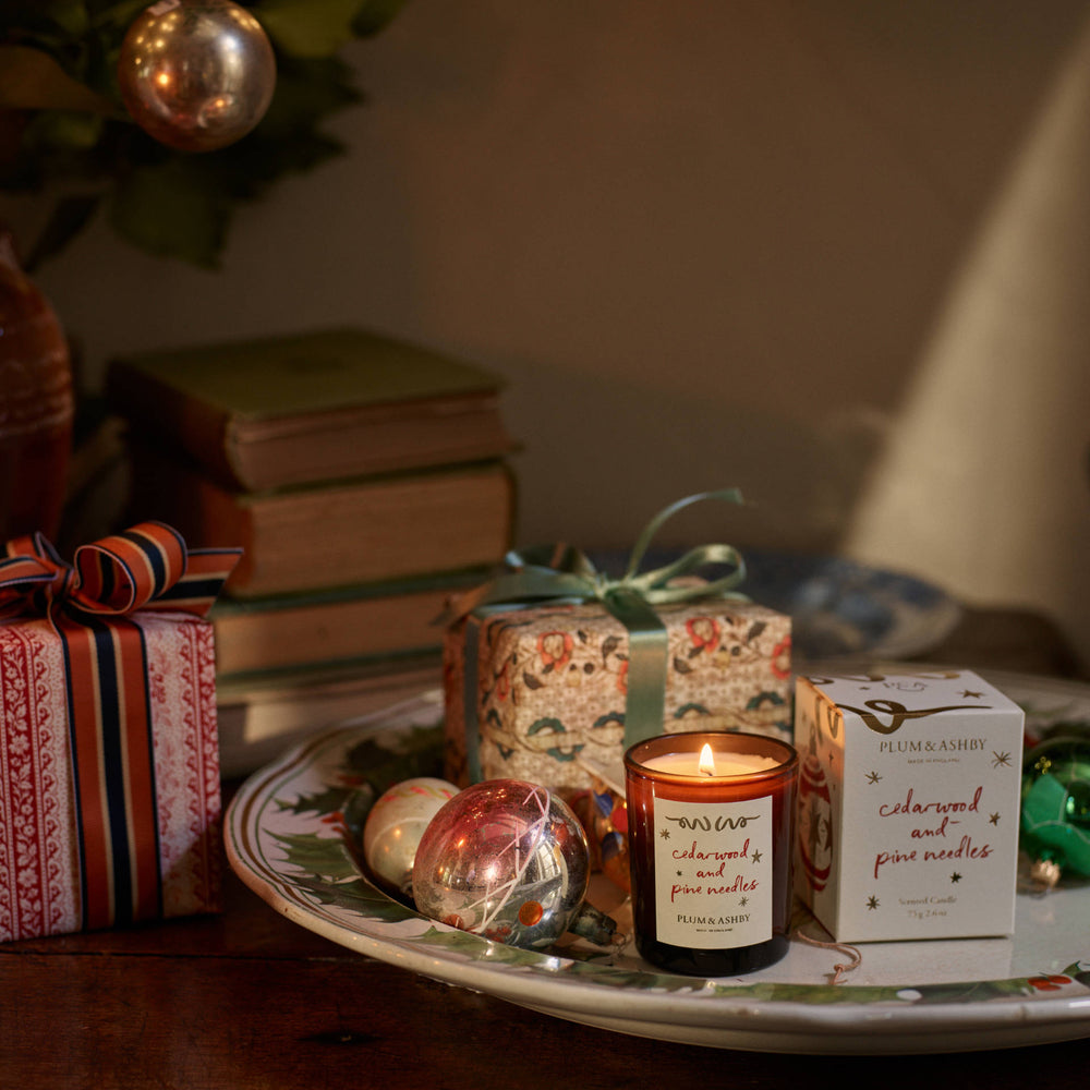 Plum & Ashby Cedarwood & Pine Needles Scented Votive