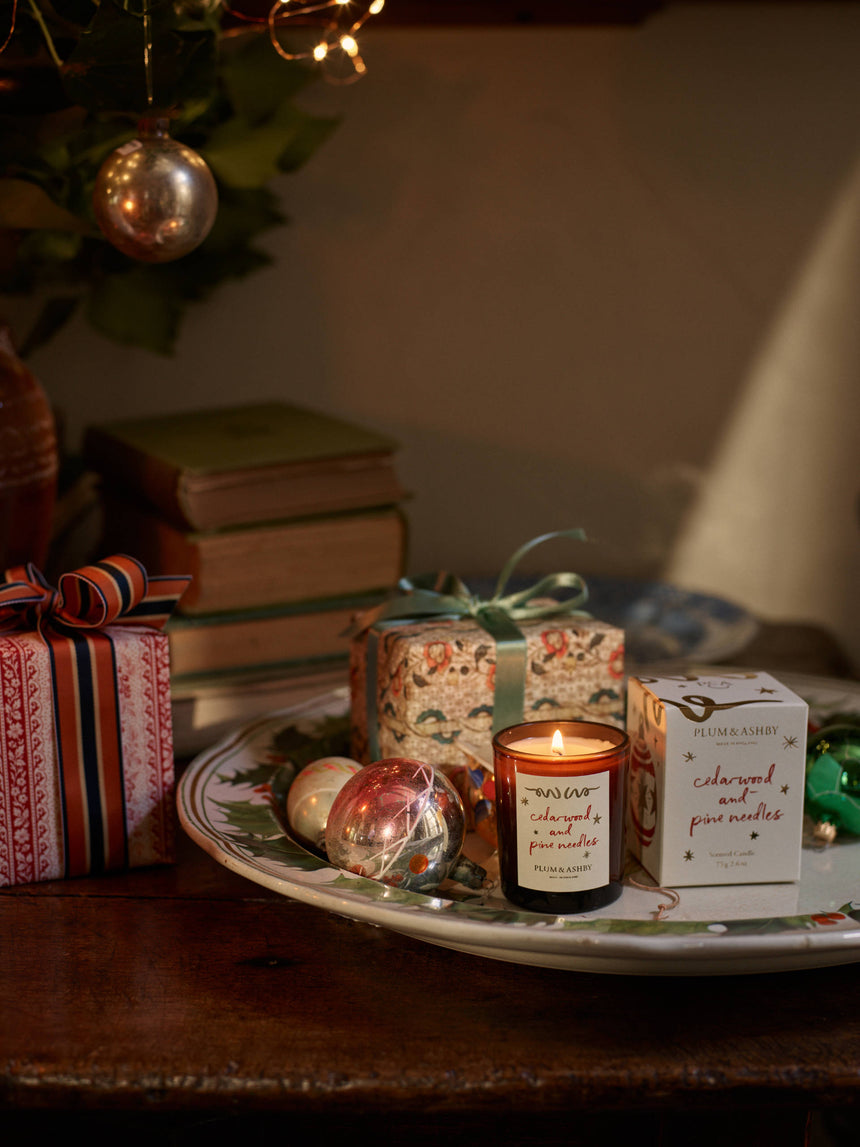 Plum & Ashby Cedarwood & Pine Needles Scented Votive