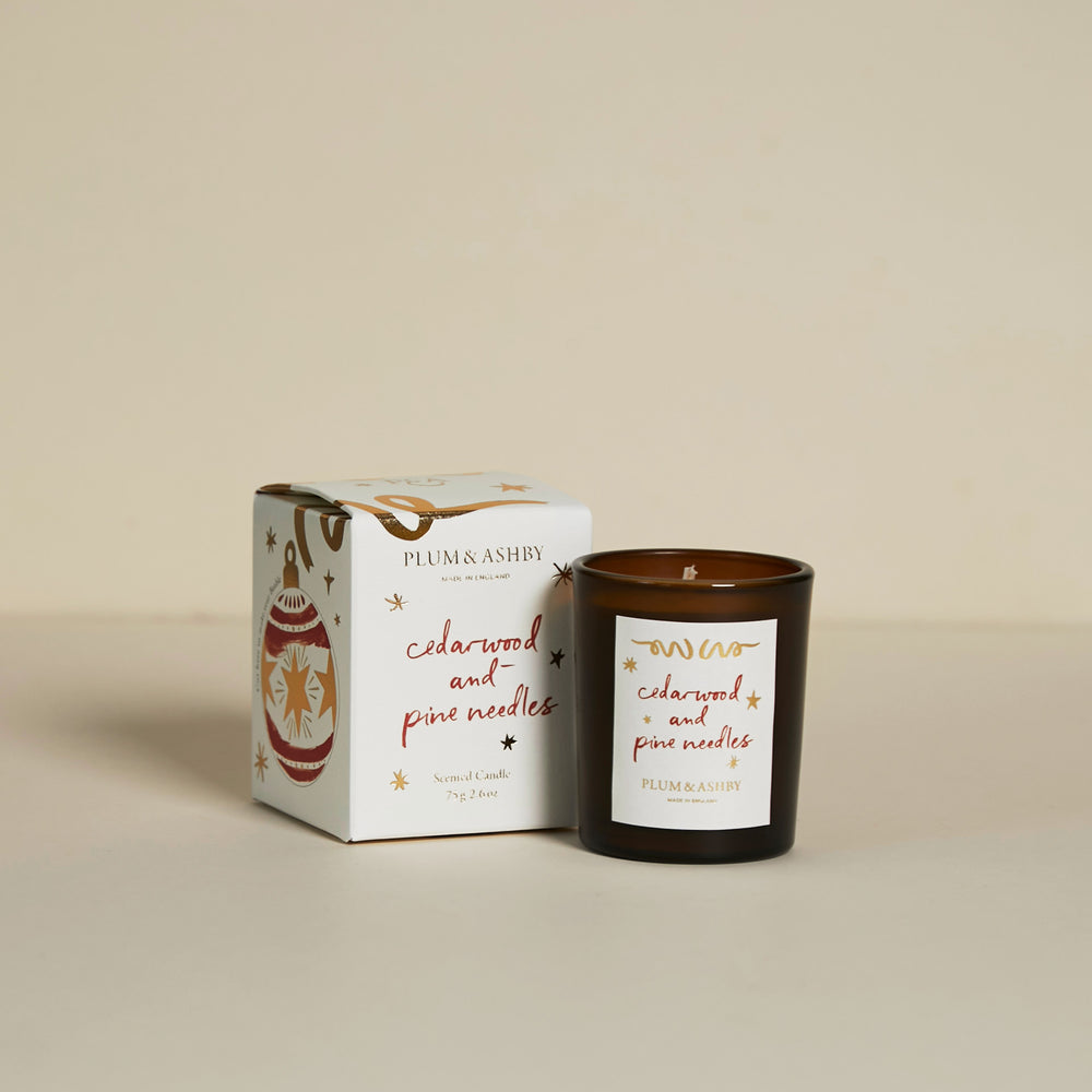 Plum & Ashby Cedarwood & Pine Needles Scented Votive