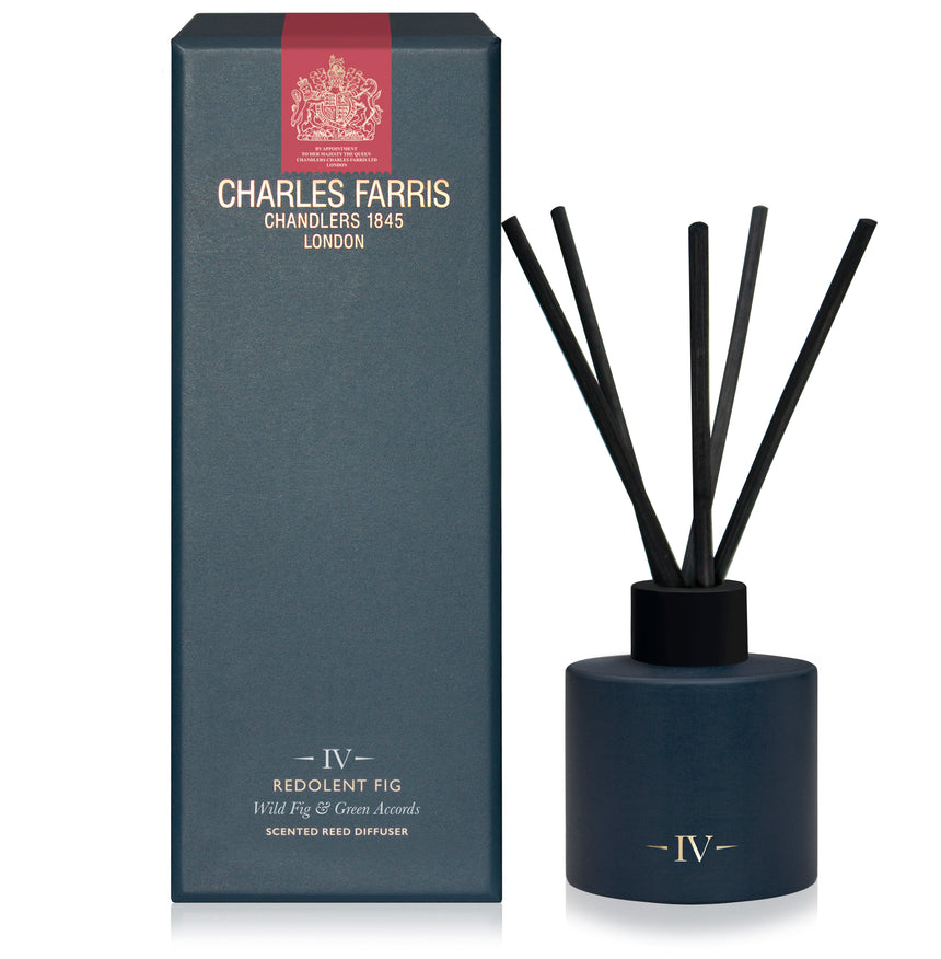 Charles Farris Redolent Fig Reed Diffuser, Wild Fig & Green Accords
