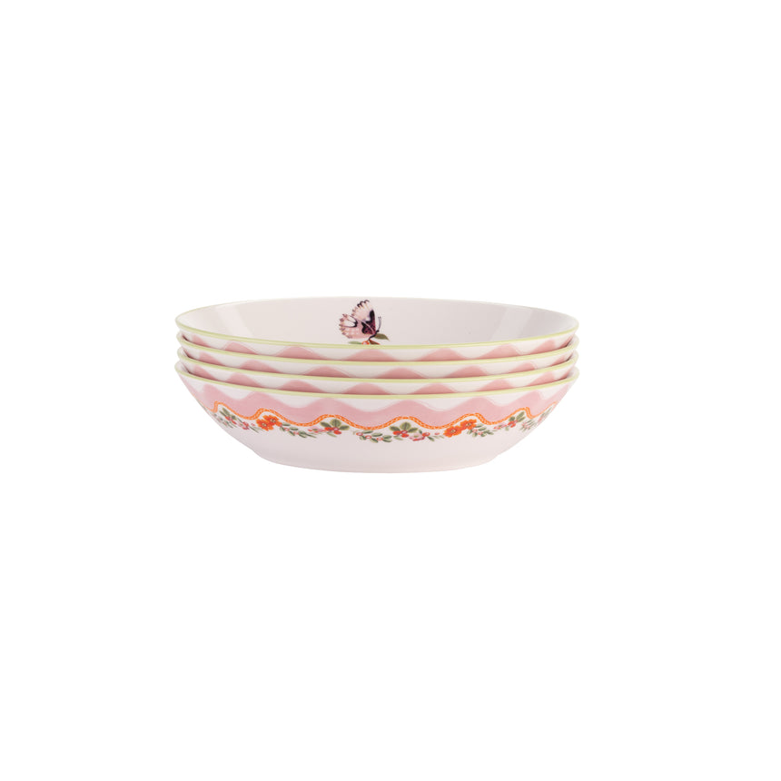 Cath Kidston Butterfly Pasta Bowls ( Set Of 4)