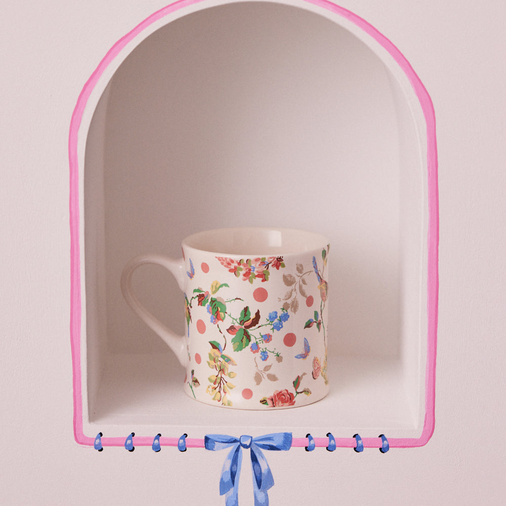 Cath Kidston Mollie Mug, Birds & Roses