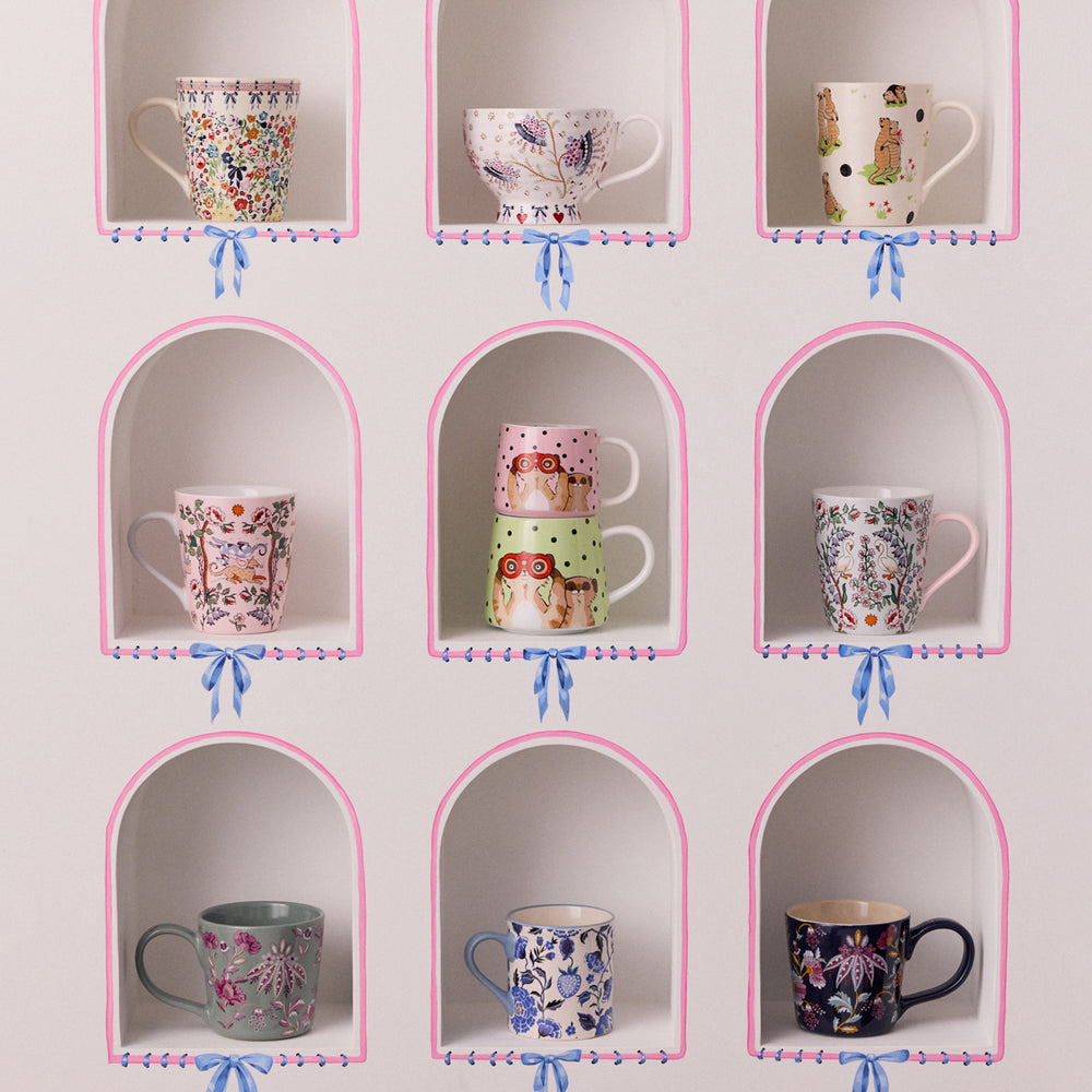 Cath Kidston Stanley Mug, Meerkats