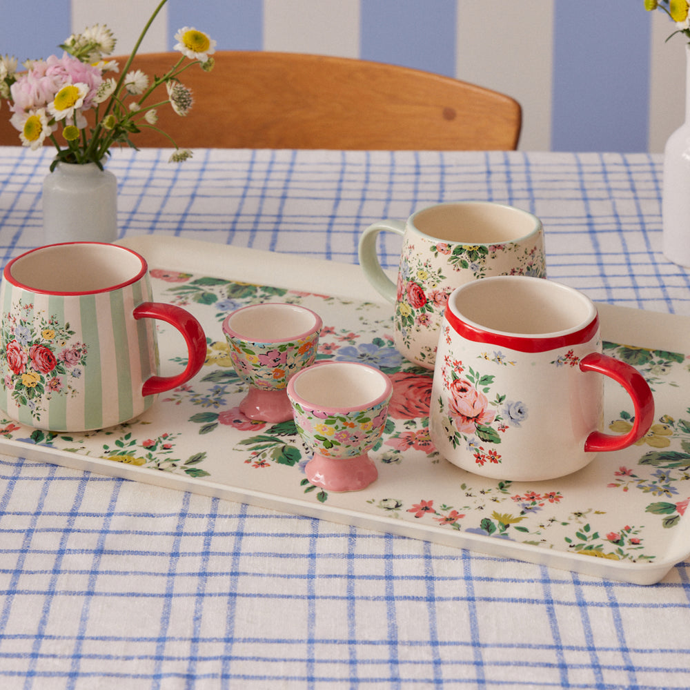 Cath Kidston Feels Like Home Billie Mug, Hampstead Stripe